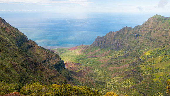 Na Pali Coast Panorama, Island of Kauai, Hawaii