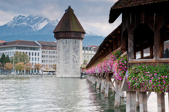 Kapellbrücke, Lucerne, Switzerland