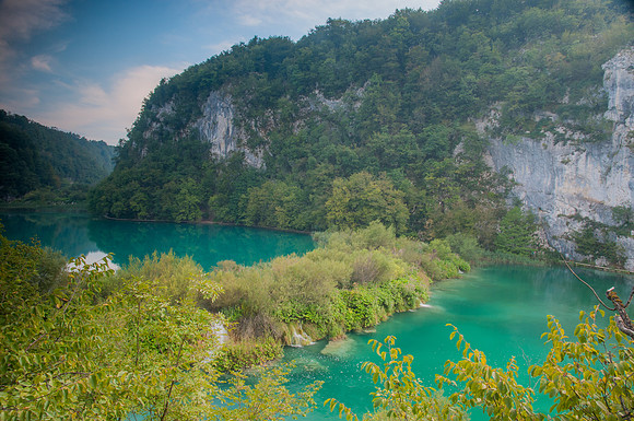 Birds Eye View of Plitvice Lower Lakes, Croatia
