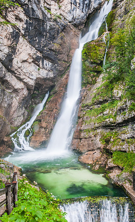Waterfall Savica, Near Lake Bohinj, Slovenia