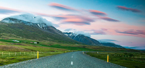 Lenticular Clouds, Ring Road, Eastern Iceland