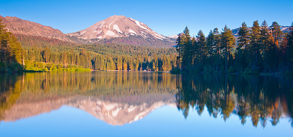 Manzanita Lake Sunset, Lassen Volcanic National Park, California