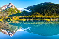 Portage Glacier Run Off, Near Anchorage, Alaska